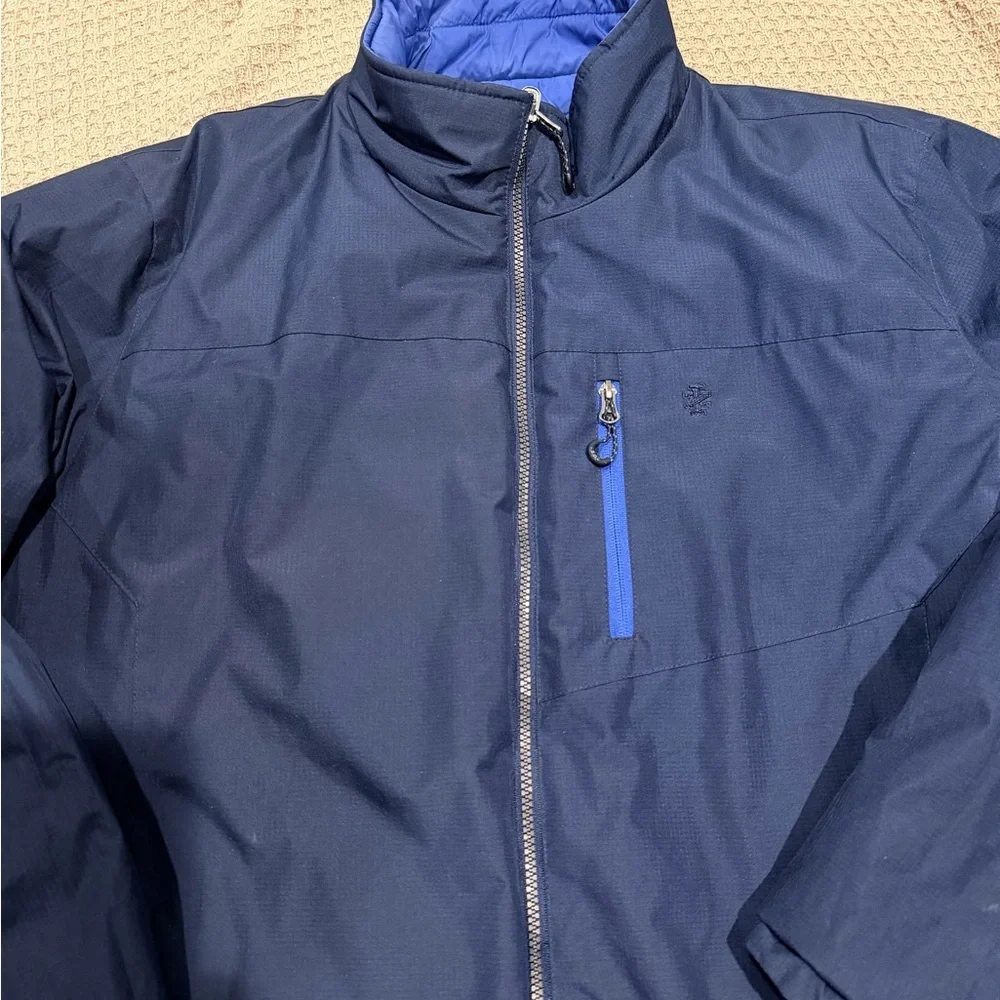 Izod Men's Dark Blue reversible Jacket